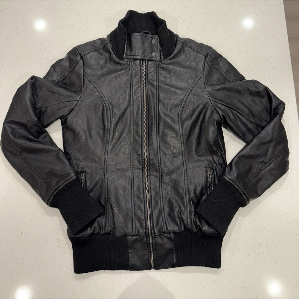 Fox Racing‎ Faux Leather Mens Size Medium Jacket Black